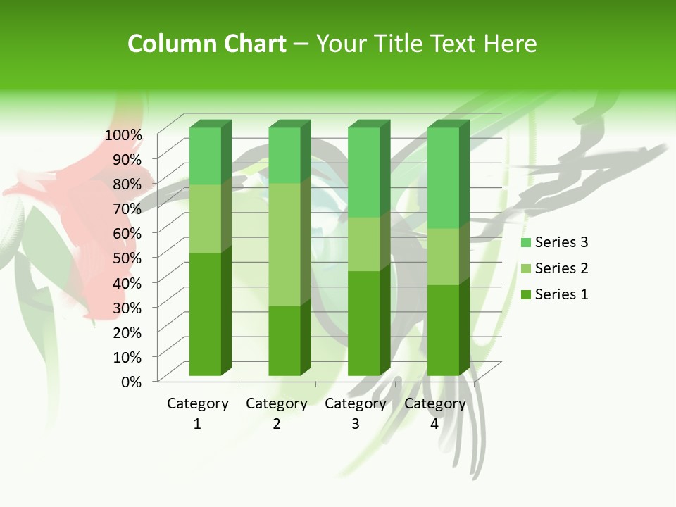 Watercolor Painting Of A Hummingbird And A Flower PowerPoint Template