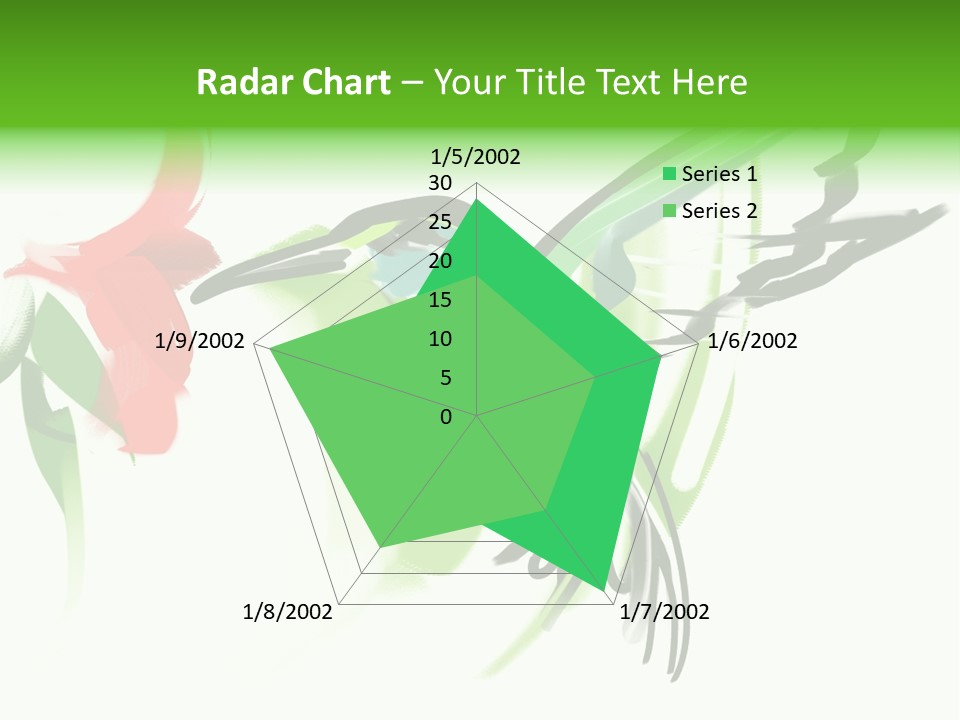 Watercolor Painting Of A Hummingbird And A Flower PowerPoint Template