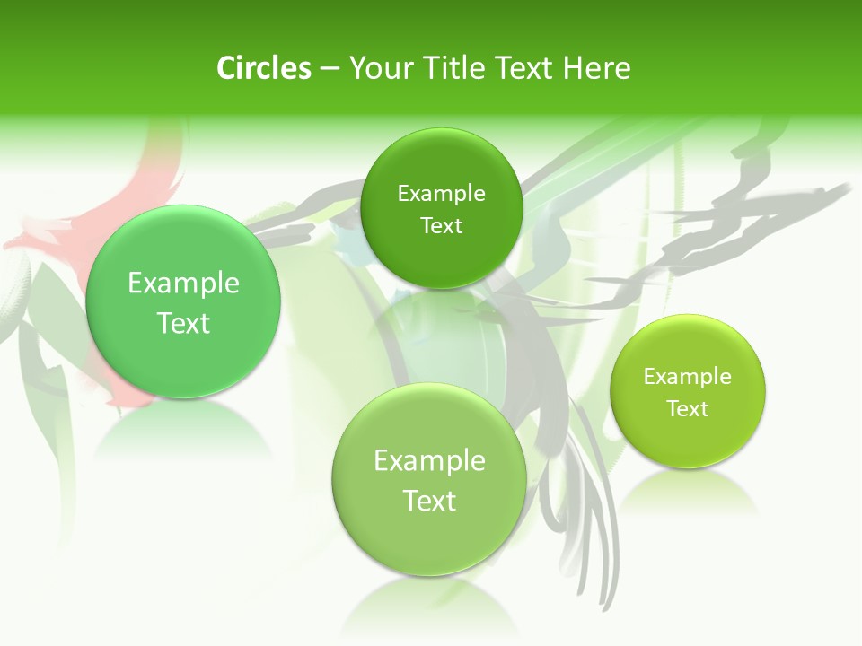 Watercolor Painting Of A Hummingbird And A Flower PowerPoint Template