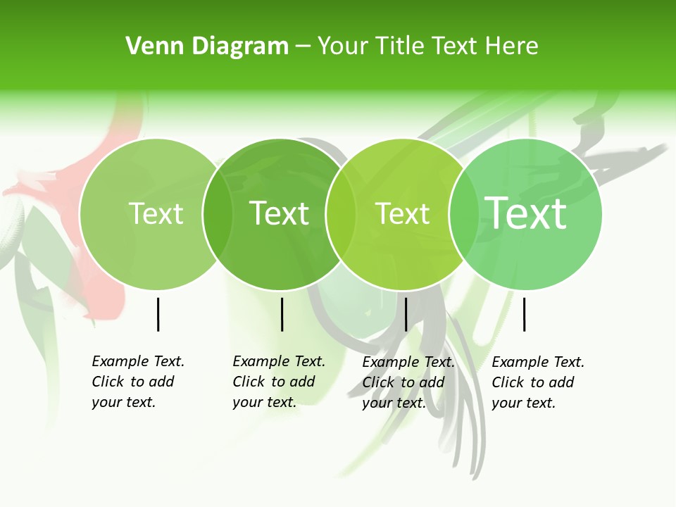 Watercolor Painting Of A Hummingbird And A Flower PowerPoint Template