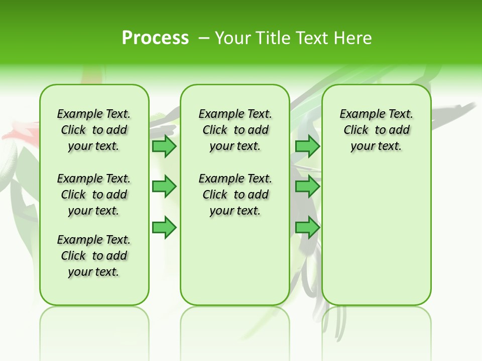 Watercolor Painting Of A Hummingbird And A Flower PowerPoint Template