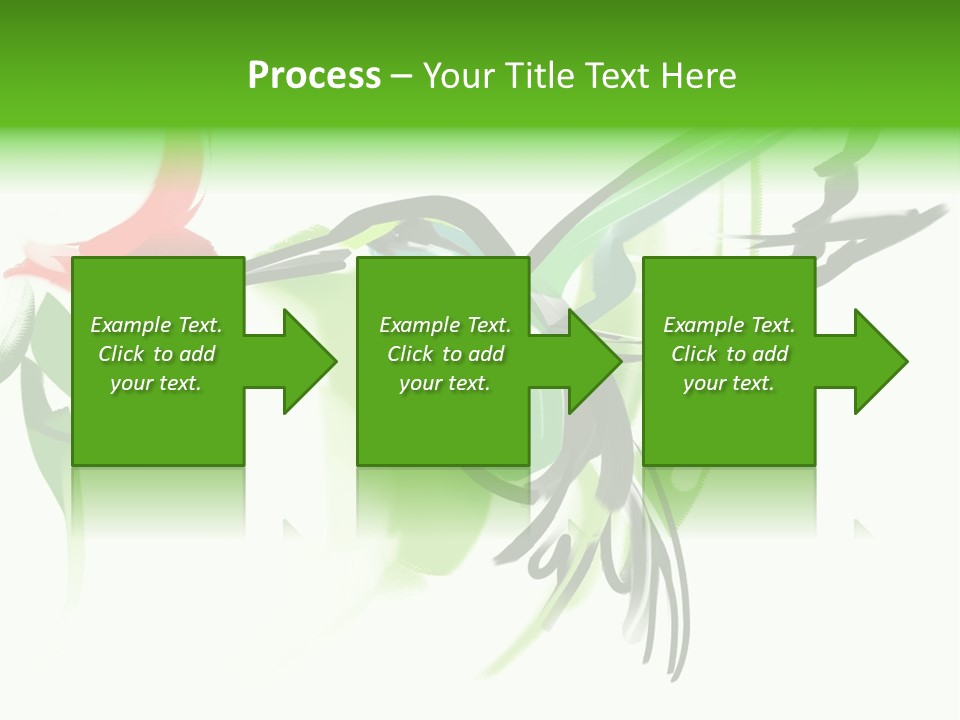 Watercolor Painting Of A Hummingbird And A Flower PowerPoint Template