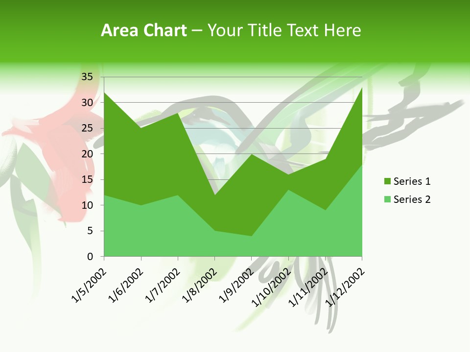Watercolor Painting Of A Hummingbird And A Flower PowerPoint Template