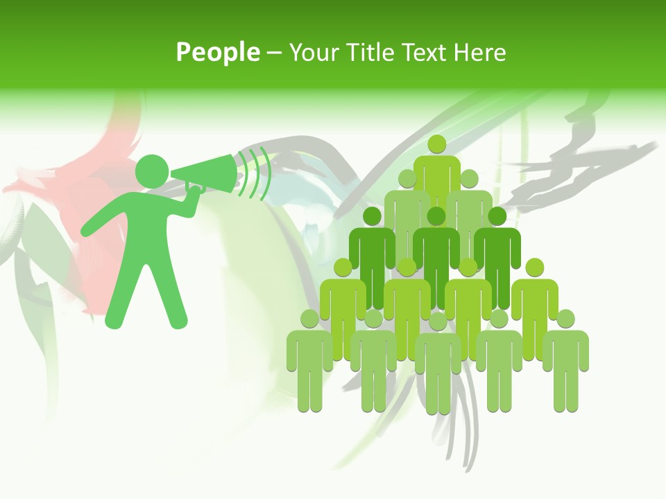 Watercolor Painting Of A Hummingbird And A Flower PowerPoint Template