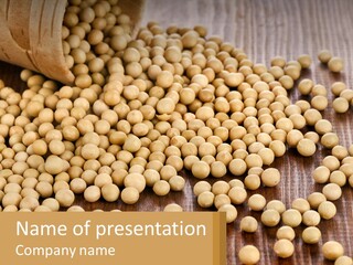 Scattered Peas PowerPoint Template