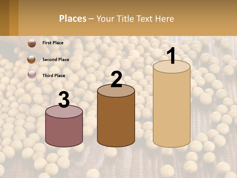 Scattered Peas PowerPoint Template