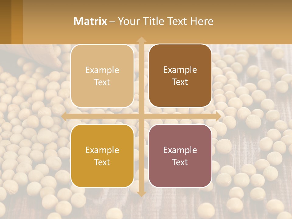 Scattered Peas PowerPoint Template