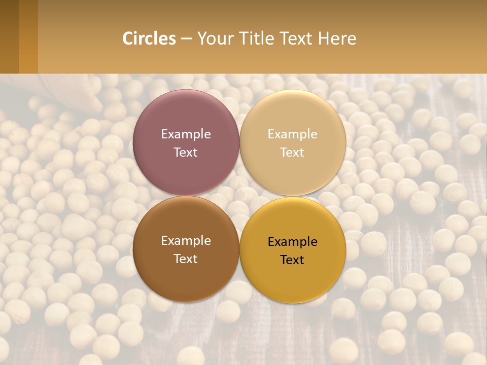 Scattered Peas PowerPoint Template