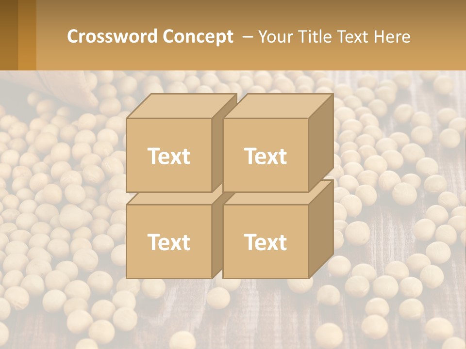 Scattered Peas PowerPoint Template