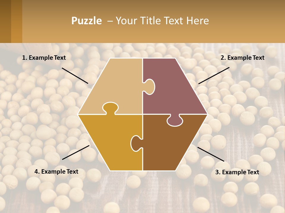 Scattered Peas PowerPoint Template