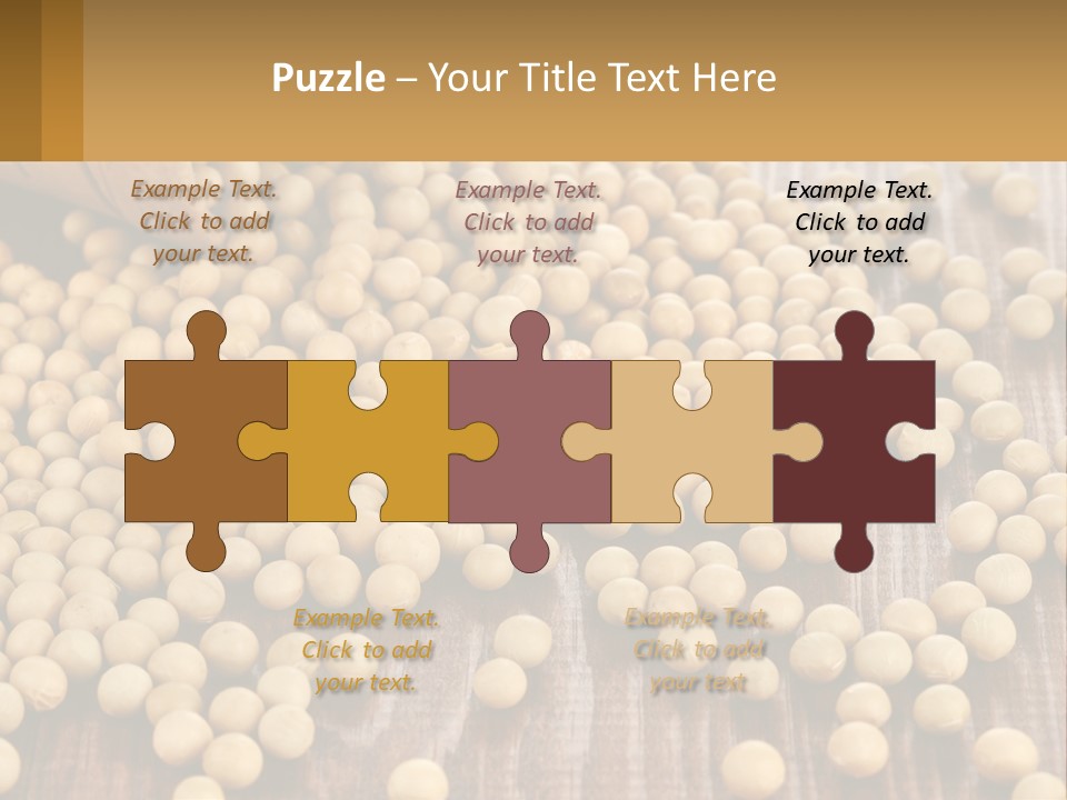 Scattered Peas PowerPoint Template