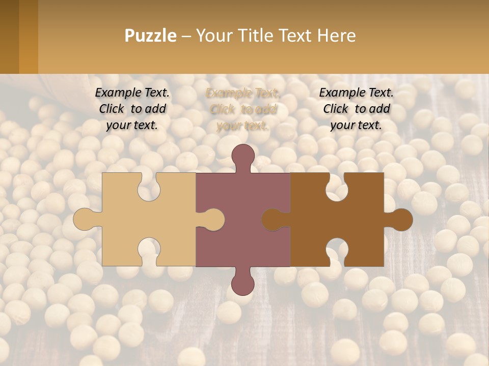 Scattered Peas PowerPoint Template