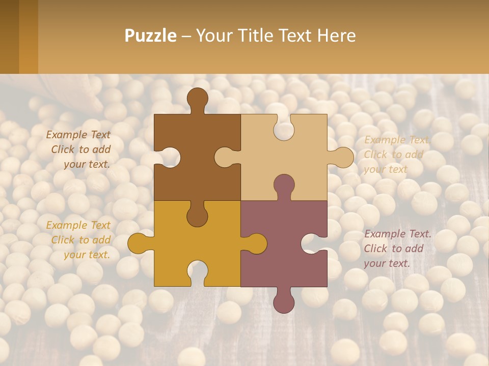 Scattered Peas PowerPoint Template