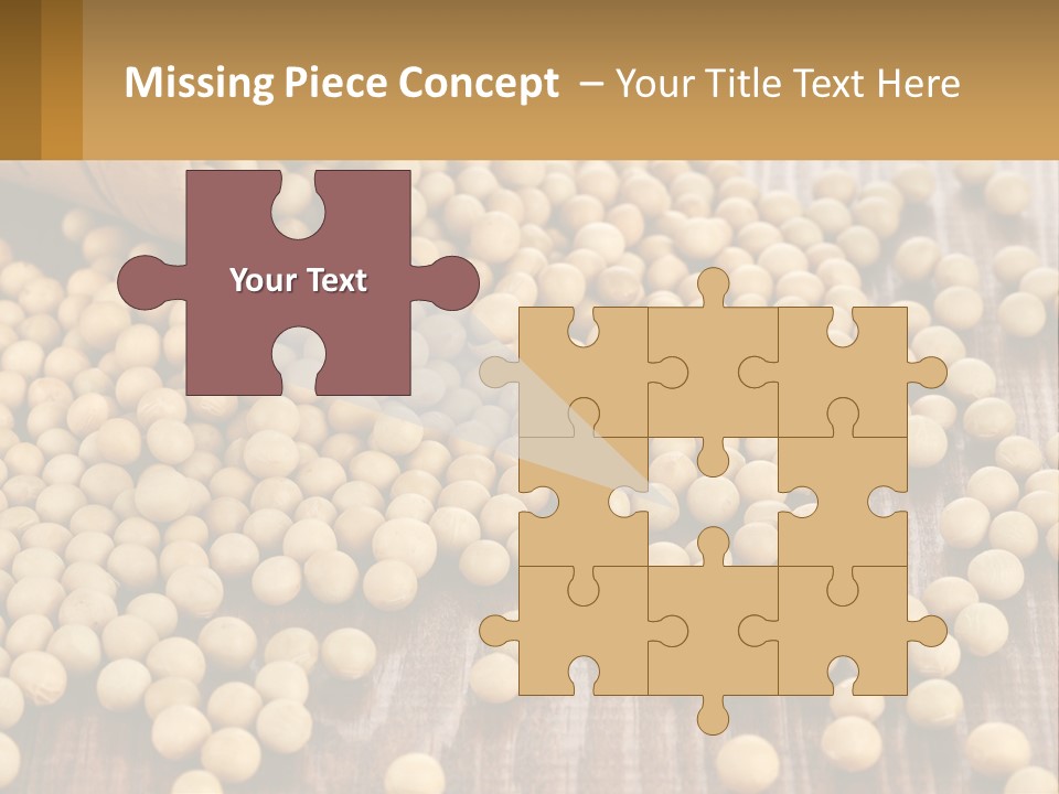 Scattered Peas PowerPoint Template