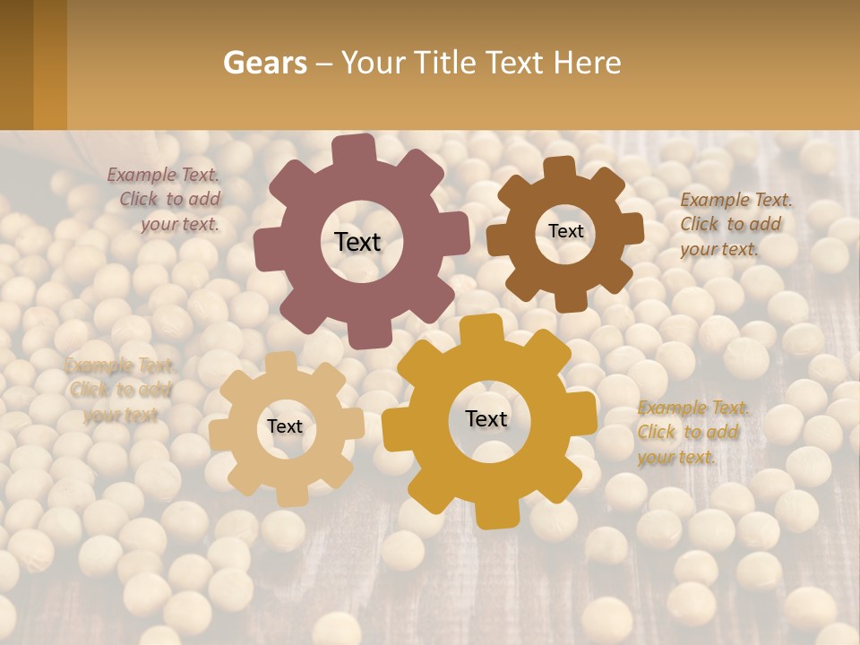 Scattered Peas PowerPoint Template