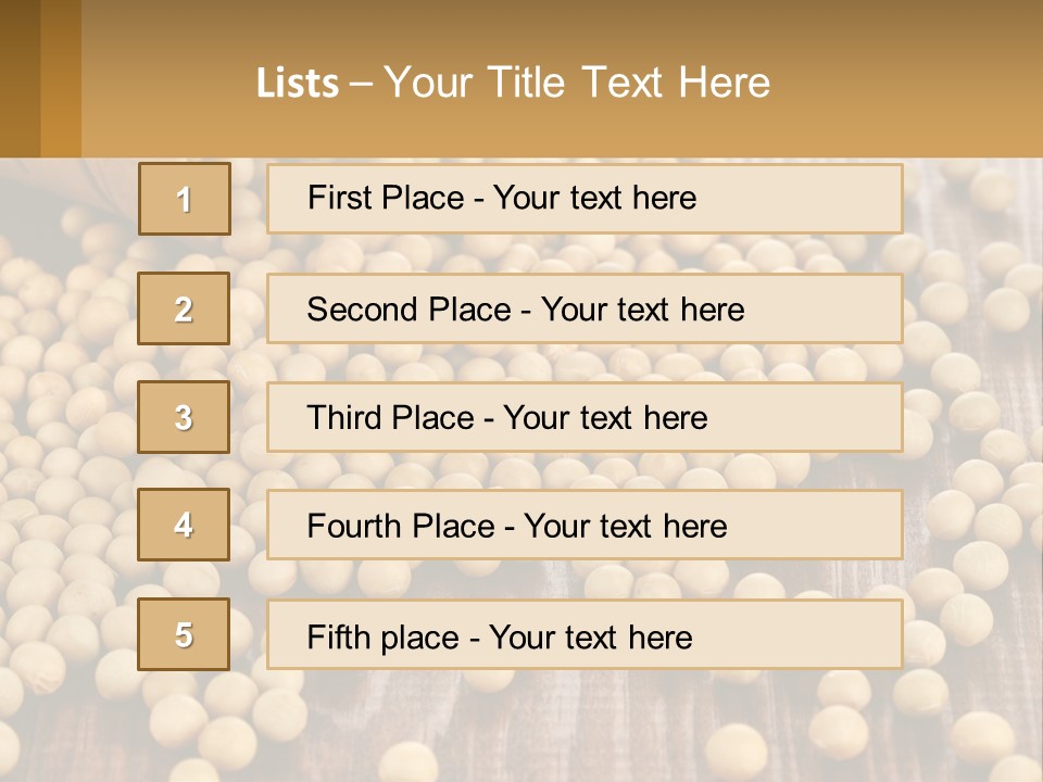 Scattered Peas PowerPoint Template