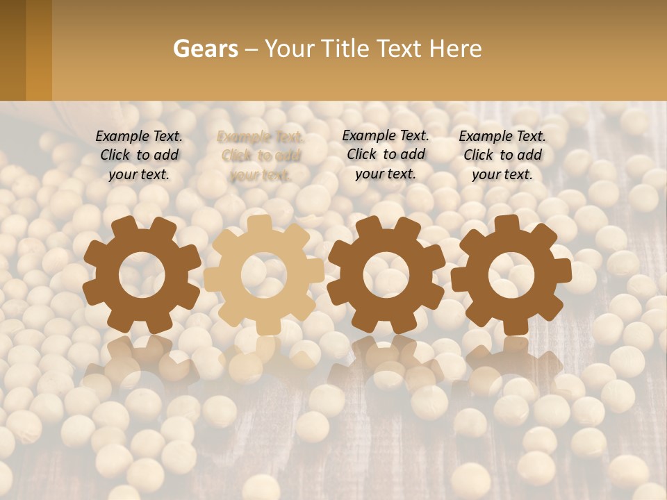 Scattered Peas PowerPoint Template