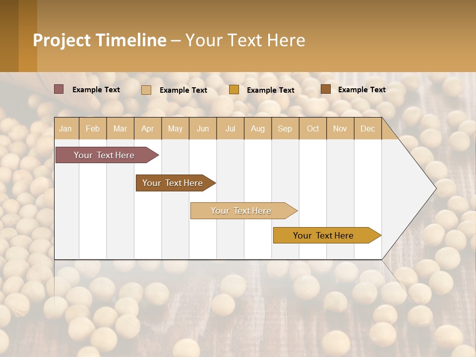 Scattered Peas PowerPoint Template