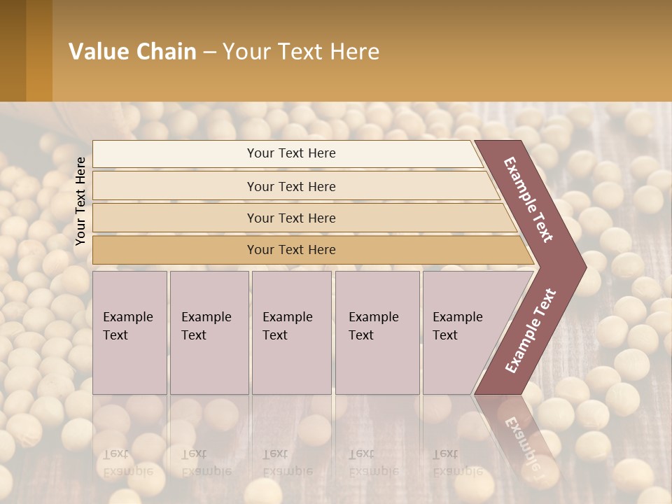 Scattered Peas PowerPoint Template