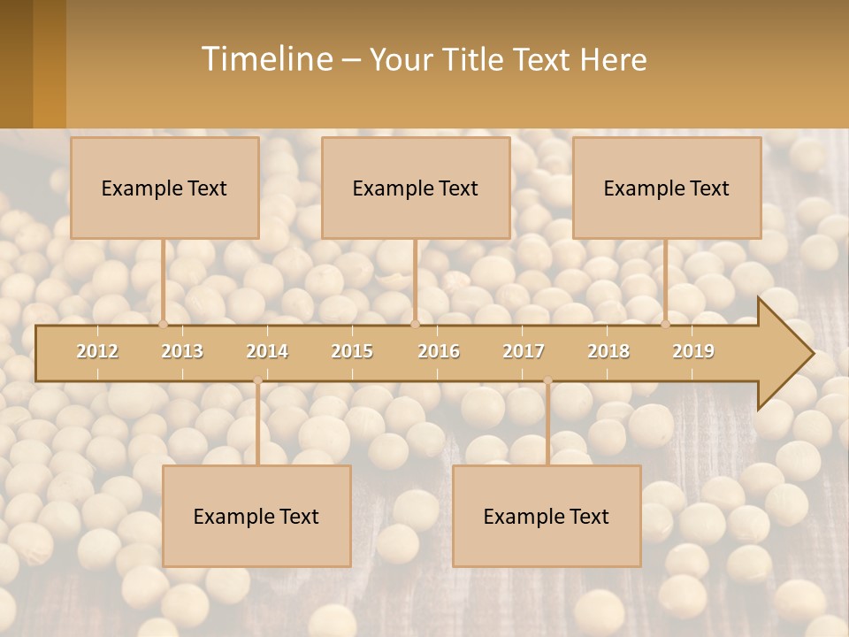 Scattered Peas PowerPoint Template