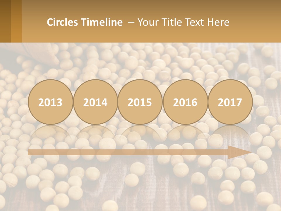 Scattered Peas PowerPoint Template