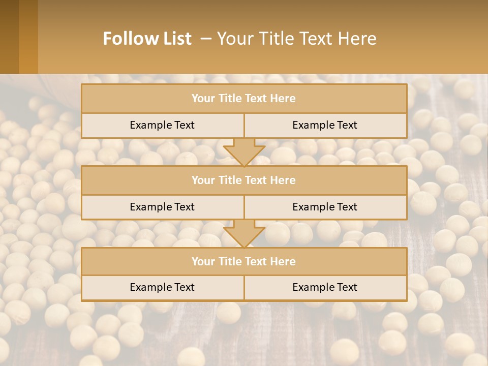 Scattered Peas PowerPoint Template