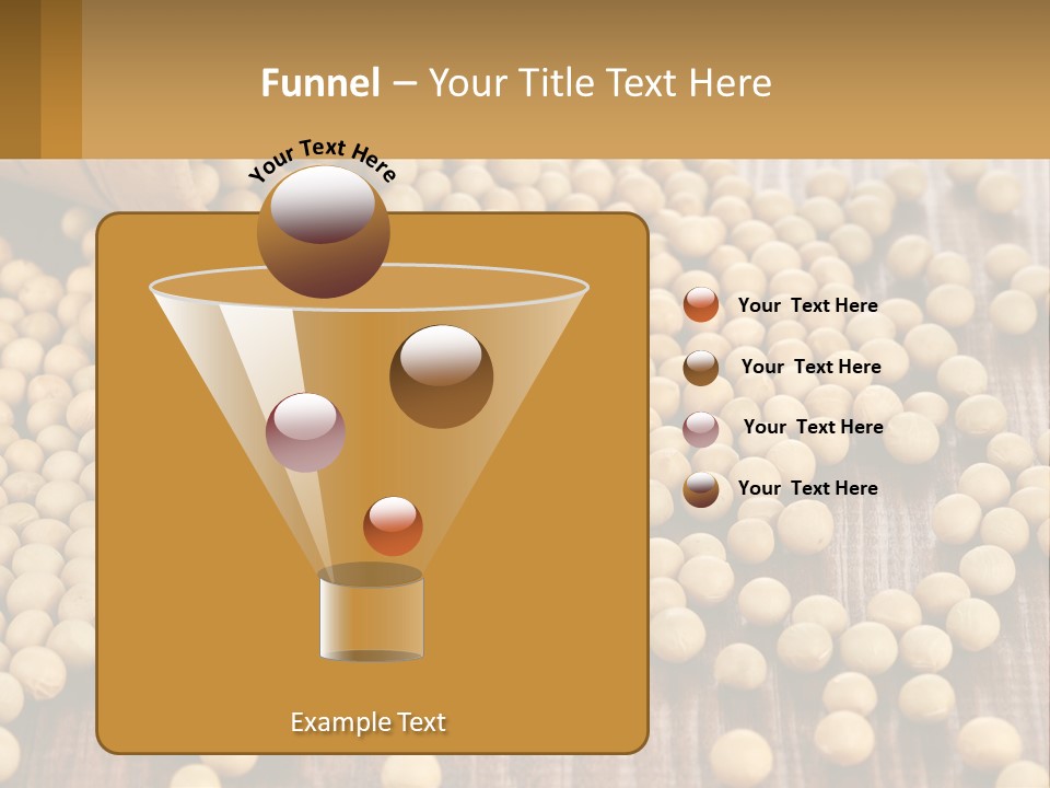 Scattered Peas PowerPoint Template