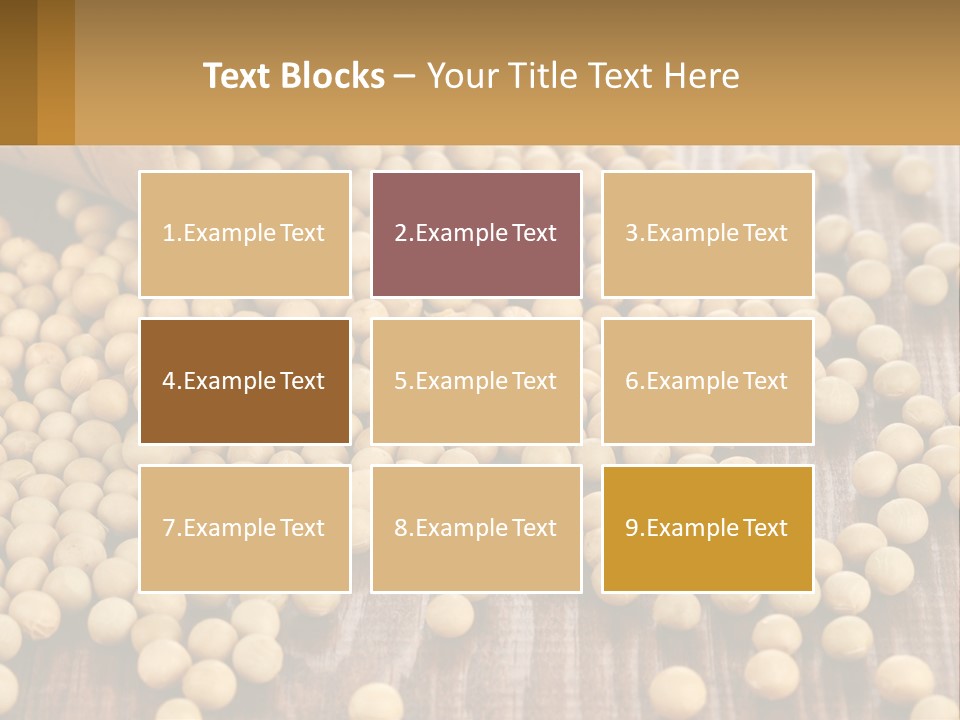 Scattered Peas PowerPoint Template