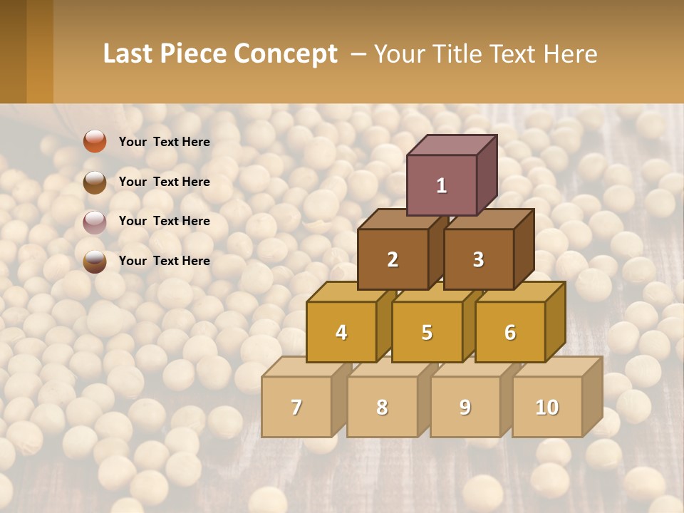 Scattered Peas PowerPoint Template