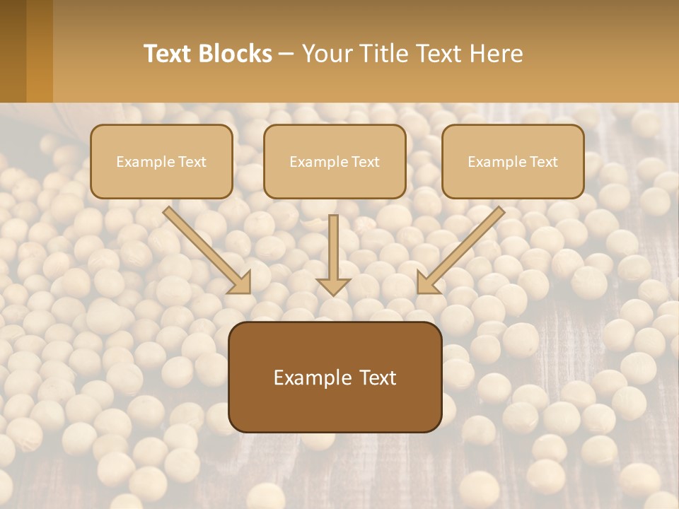 Scattered Peas PowerPoint Template