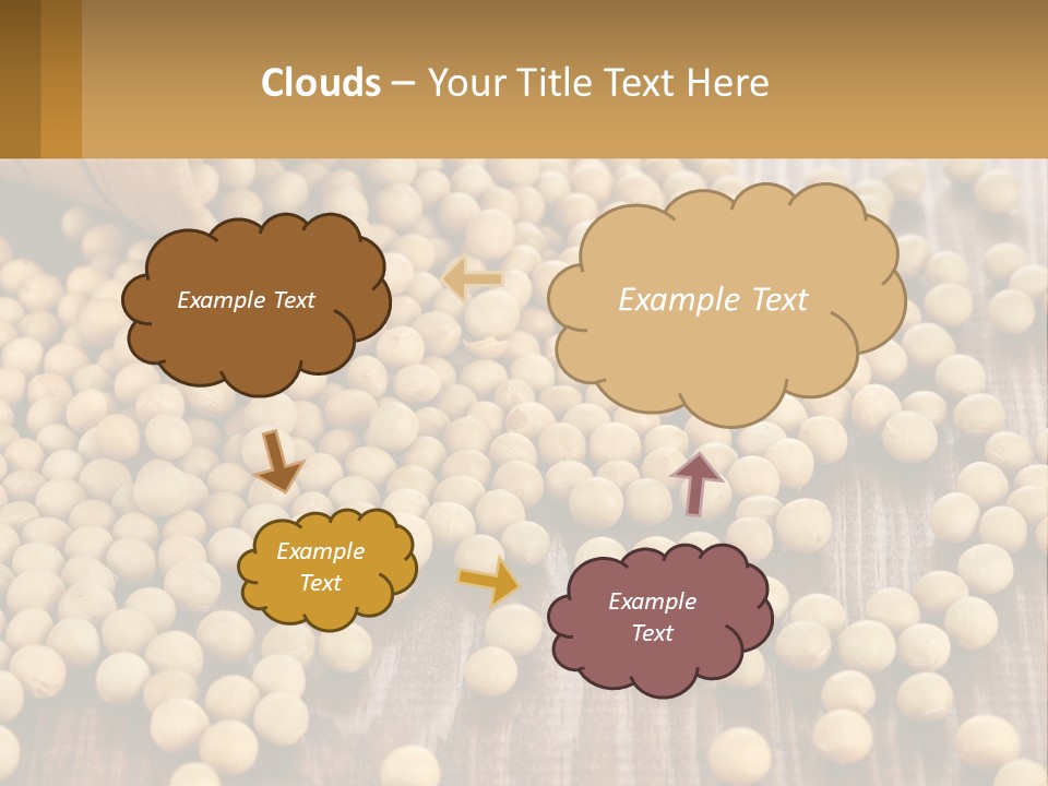 Scattered Peas PowerPoint Template