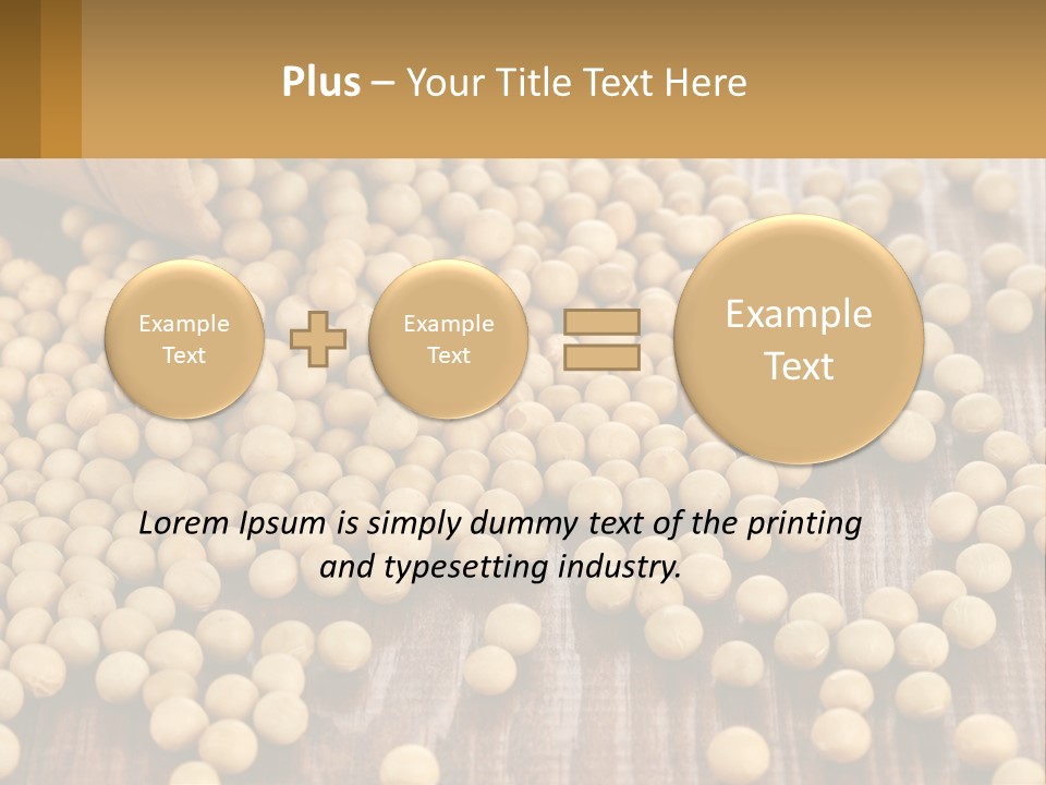 Scattered Peas PowerPoint Template