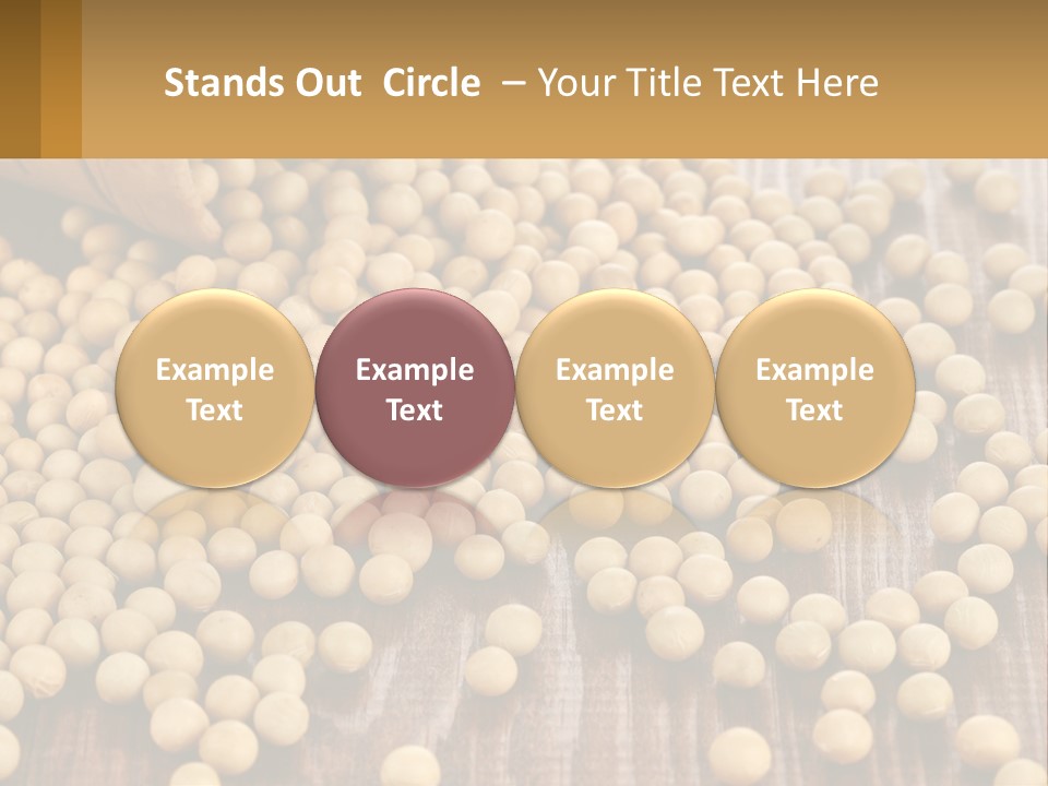 Scattered Peas PowerPoint Template