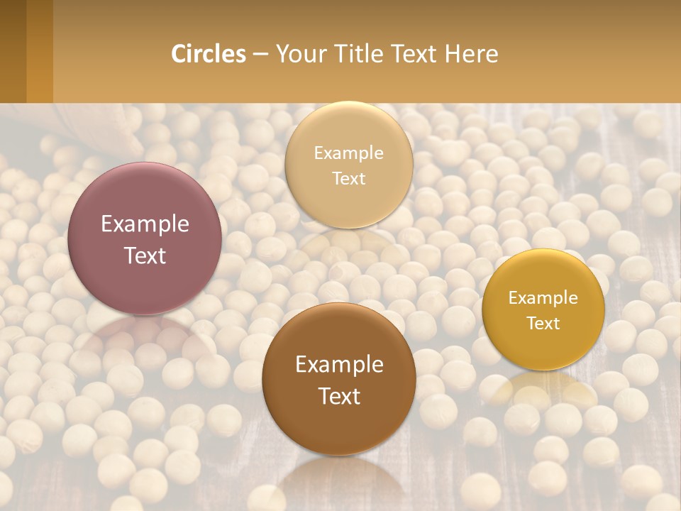 Scattered Peas PowerPoint Template