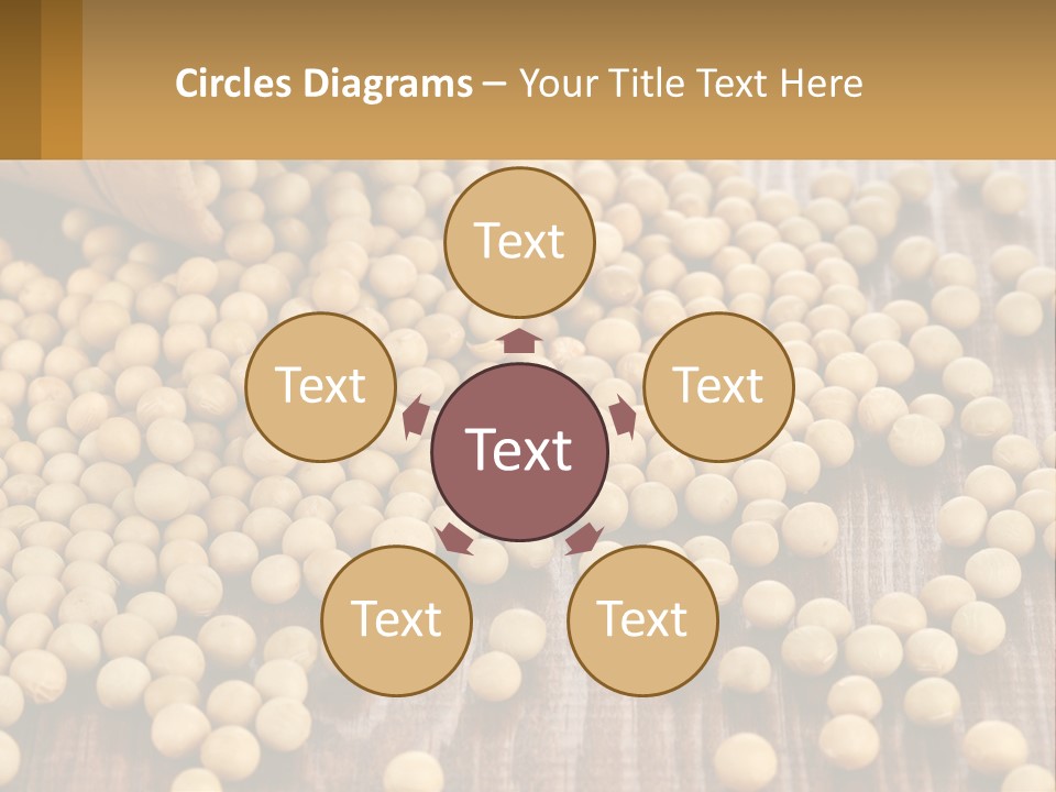 Scattered Peas PowerPoint Template