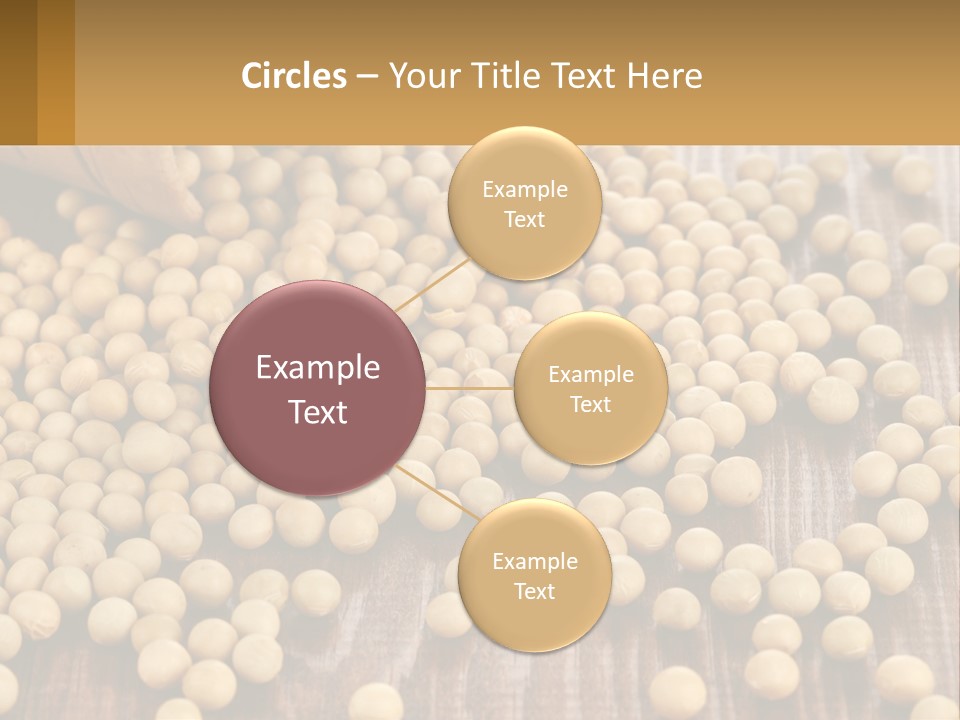 Scattered Peas PowerPoint Template