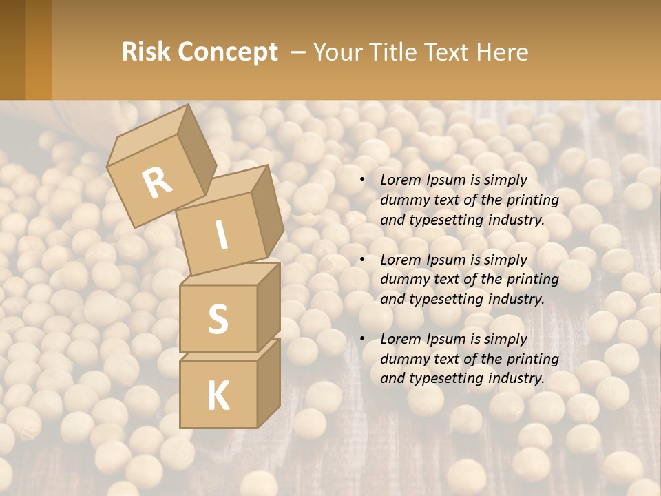 Scattered Peas PowerPoint Template