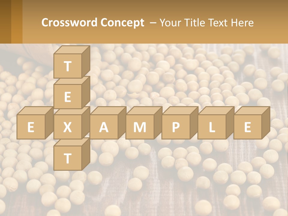 Scattered Peas PowerPoint Template