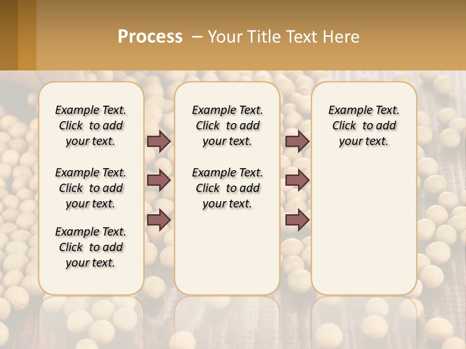 Scattered Peas PowerPoint Template
