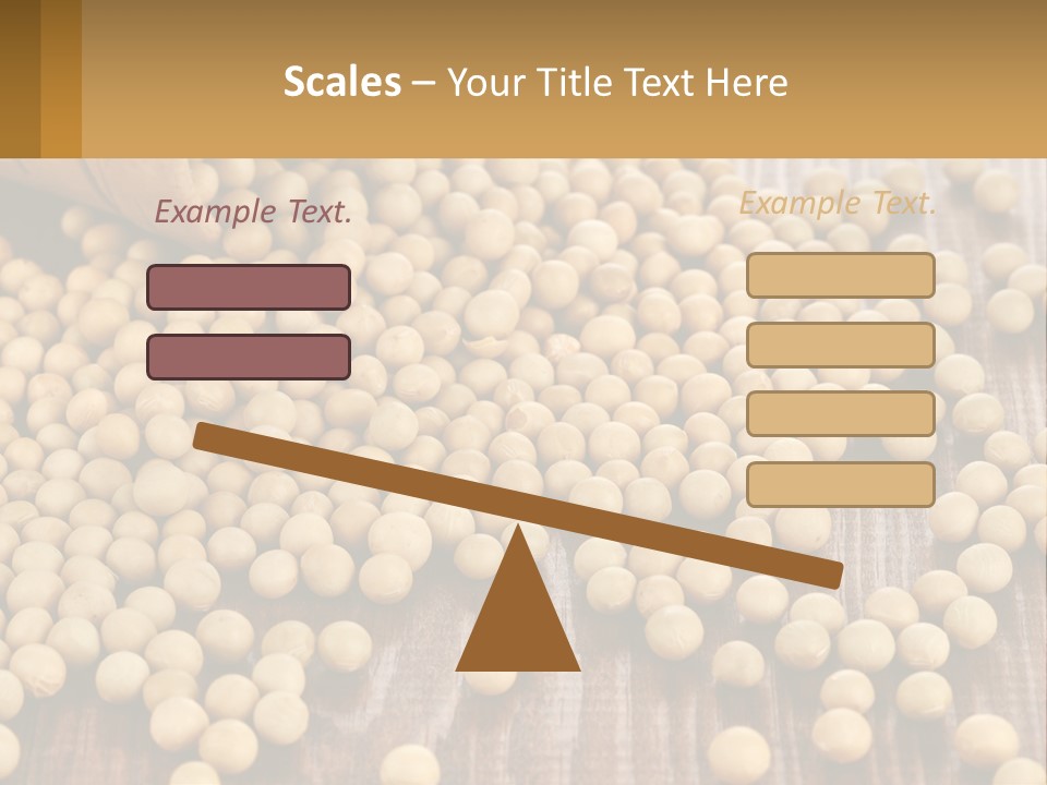 Scattered Peas PowerPoint Template