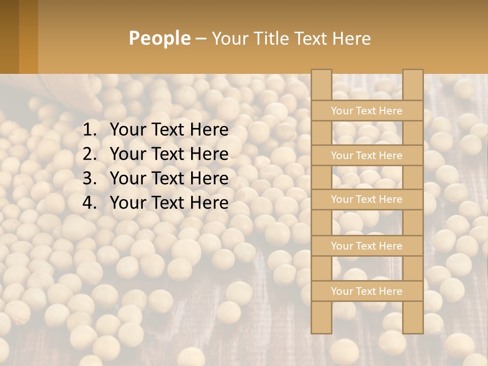 Scattered Peas PowerPoint Template