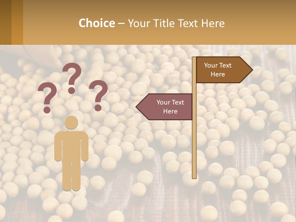 Scattered Peas PowerPoint Template