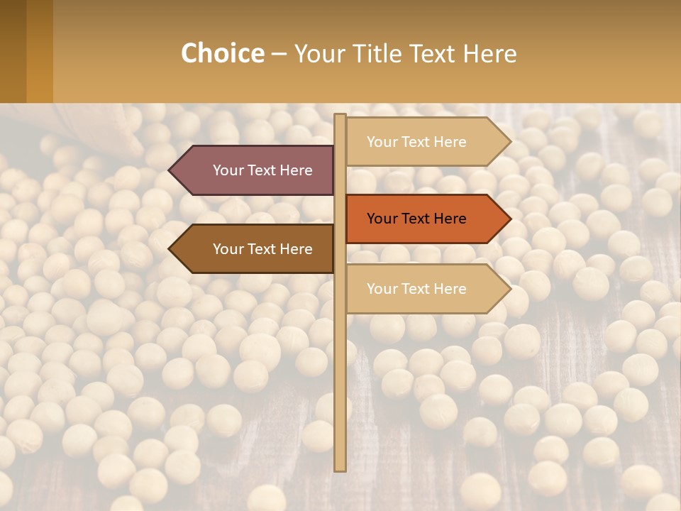 Scattered Peas PowerPoint Template