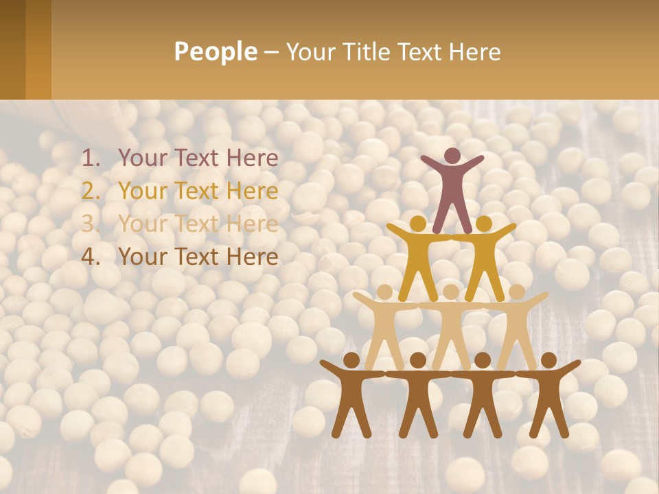 Scattered Peas PowerPoint Template