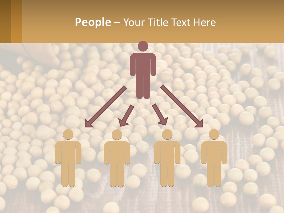 Scattered Peas PowerPoint Template