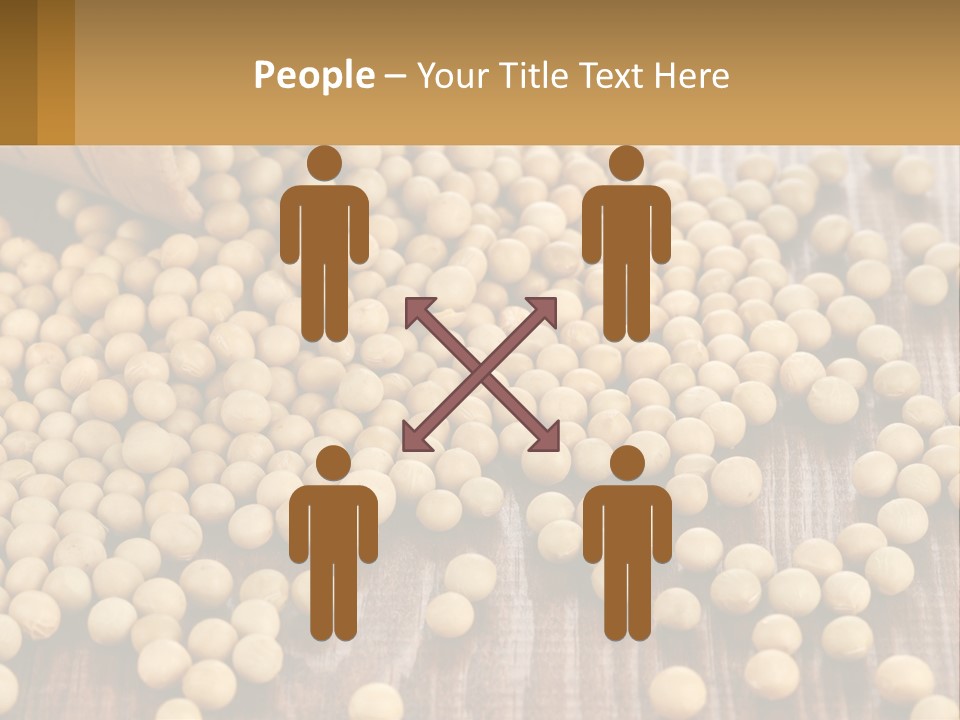 Scattered Peas PowerPoint Template