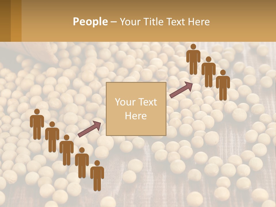 Scattered Peas PowerPoint Template