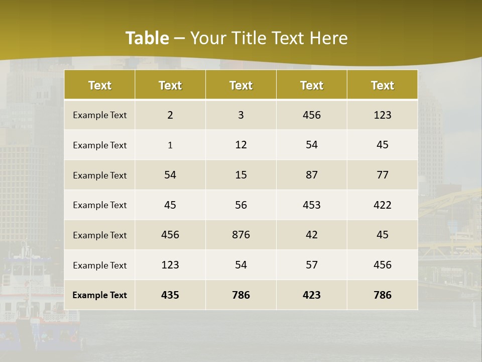 Big City PowerPoint Template