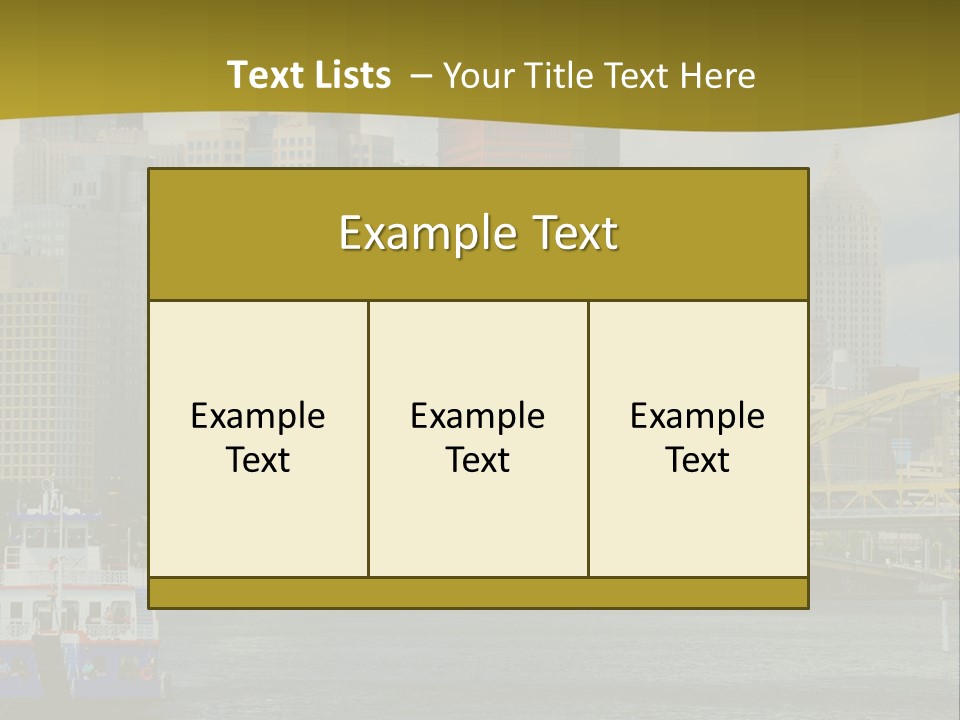 Big City PowerPoint Template