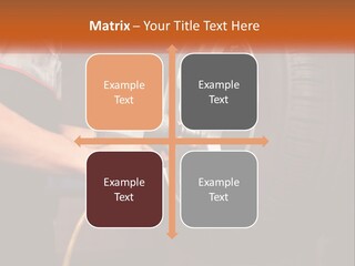 Dismantle The Wheel From The Car PowerPoint Template